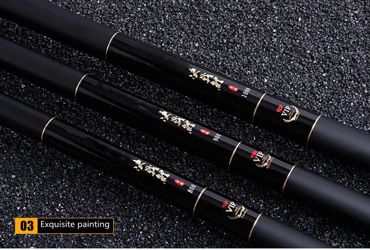 Traditional Hand-section Ultra-light Portable Short-section Fishing Rod 8m 9m 10m 11m 12m Hard Rod Carbon Fishing Rod